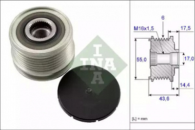 WILMINK GROUP wg1253681 -  Механизм свободного хода генератора